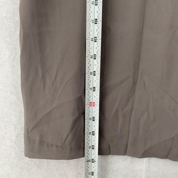 GAP Chiffon Cut Out Back‎ Dolman Dress Taupe Brown Long Sleeve Womens Size S - Picture 7 of 8